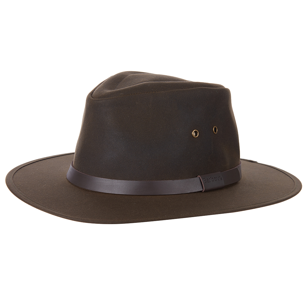 Sombrero Elwick Wax Bushman oliva Barbour ILikeToBuy Tienda Online