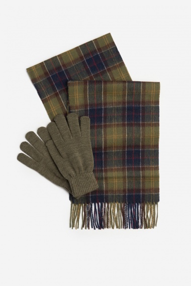 Set Bufanda Gorro Tartan