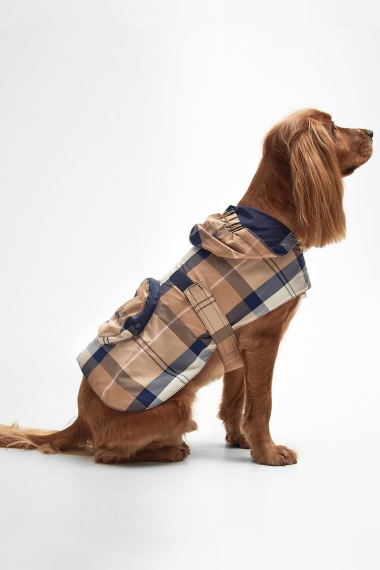 Abrigo Packable Tartan Dog