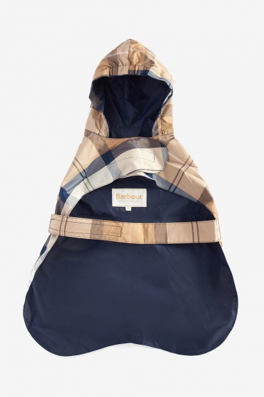 Abrigo Packable Tartan Dog