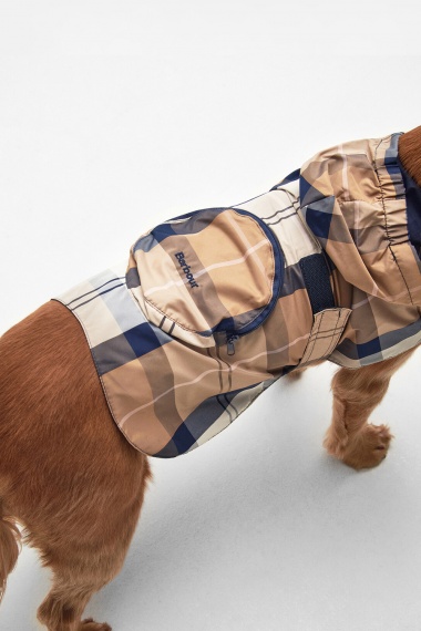 Abrigo Packable Tartan Dog