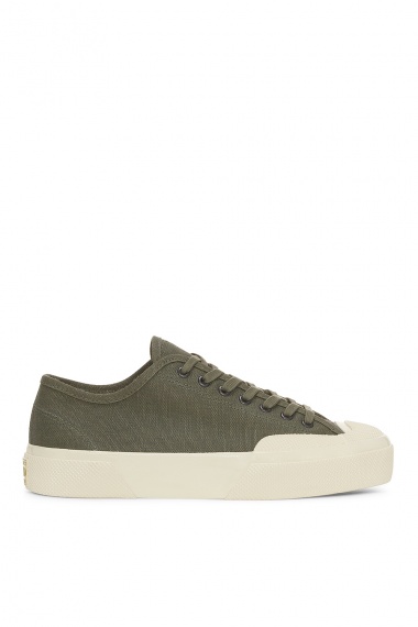 Zapatillas 2432 Works Low Cut Green Military